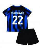 Inter Milan Henrikh Mkhitaryan #22 Kotipaita Lasten 2023-24 Lyhythihainen (+ shortsit)